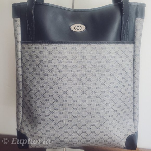 GUCCI Vintage Monogram Tote - Picture 6 of 12
